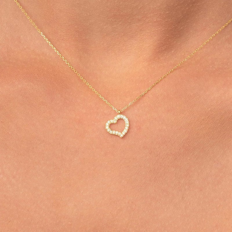 Ieftop Valentines Birthday Gifts for Women Teen Girls - Dainty 14K Gold/Silver Plated Cute Heart Handmade Disc Circle Bee Choker Adjustable Necklace for Women Teenage Girl Trendy Jewelry - Image 4